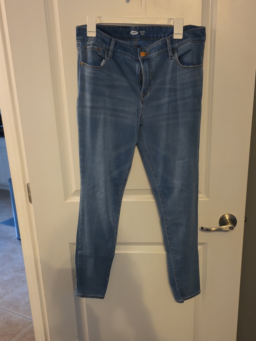 Old Navy Blue Skinny Rockstar Jeans for Women